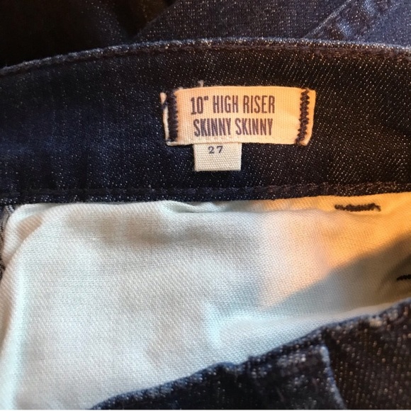 New Madewell 10” High Riser Skinny Skinny Jeans - Picture 5 of 11